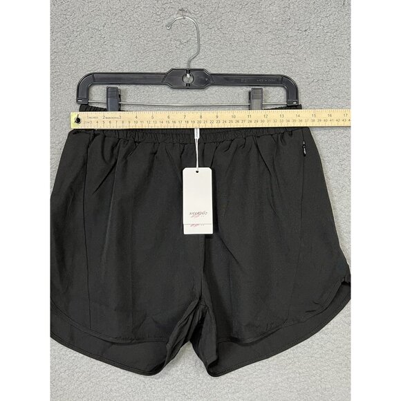 XIEERDUO Running Dolphin Shorts Women Sz Med Stretch Workout Athletic with Zippe - Picture 4 of 7